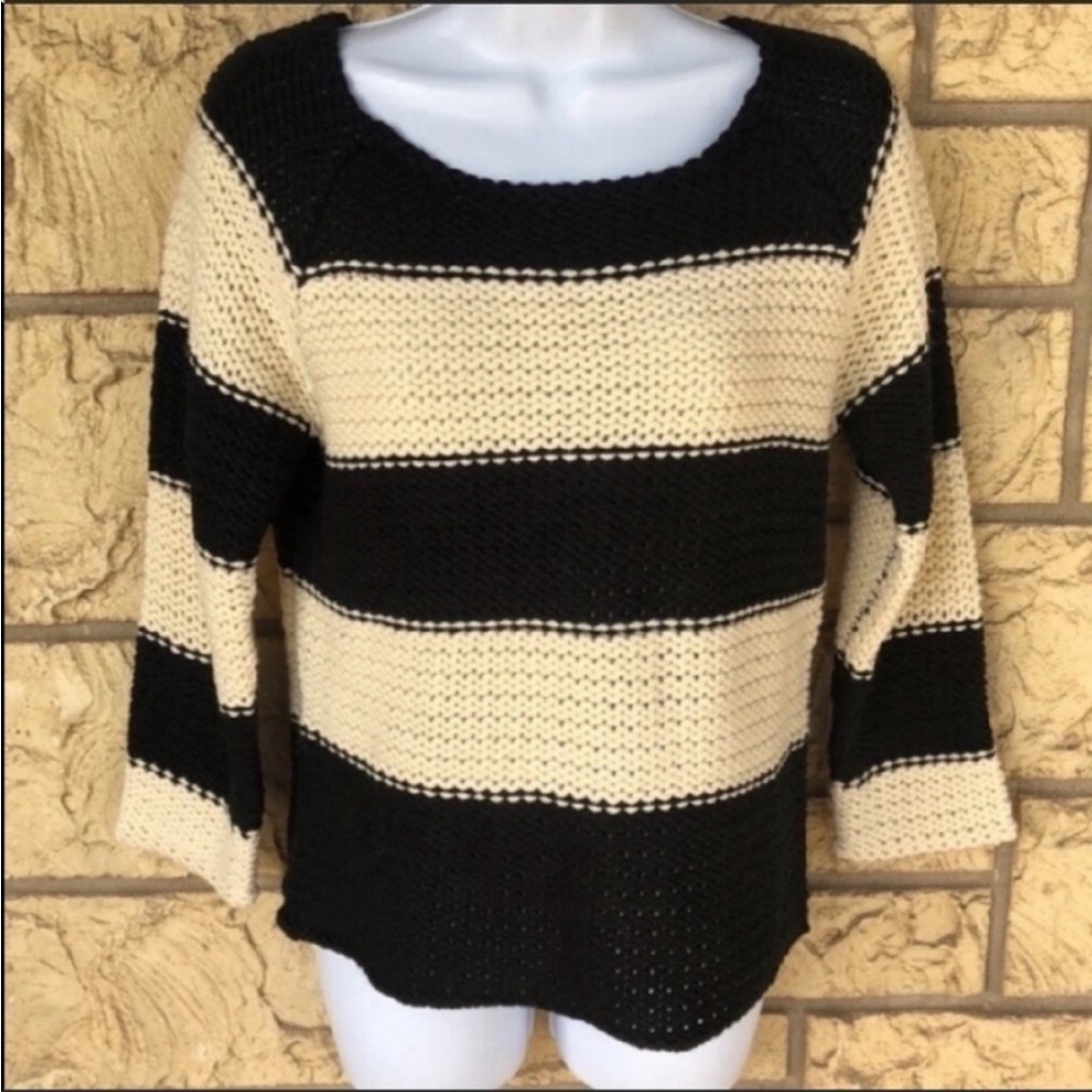 Antro Sanctuary Stripe Alexa Sweet Popover 
Wool blend Size Med - Picture 4 of 9